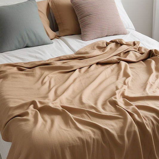 Beige Harvest 100% Organic Cotton Bedsheet Set – Queen | Fitted, Flat & Pillowcases | Luxury Bedding Australia – Kottonk®