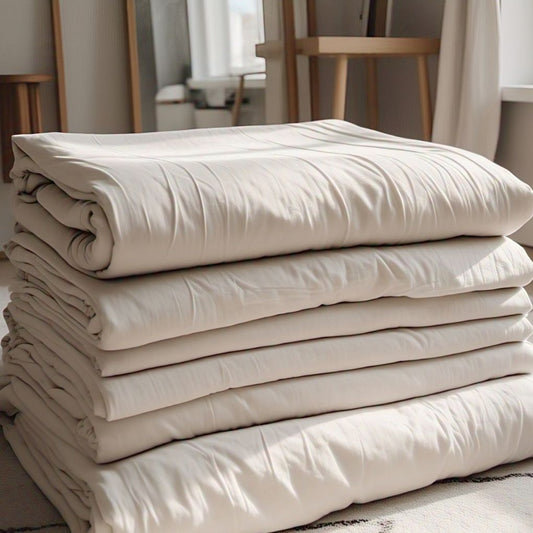 Cloud White Organic Cotton Flat Sheet