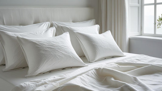 Cloud White Organic Cotton Pillowcases – Pair