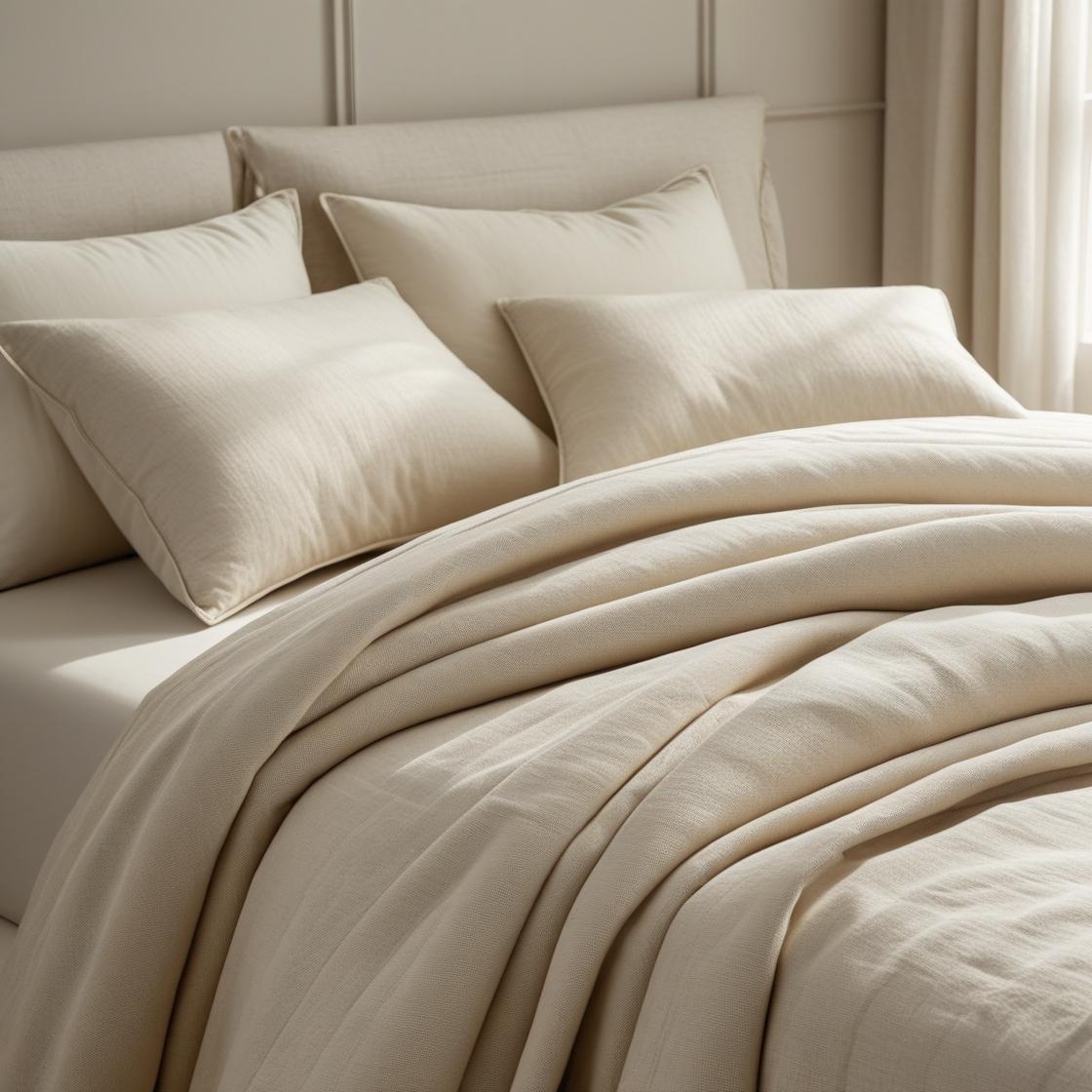 Soft Harvest Beige quilt cover made from 100% organic cotton – Kottonk bedding