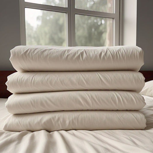 Luxury Organic Cotton Flat Sheet – Cloud White