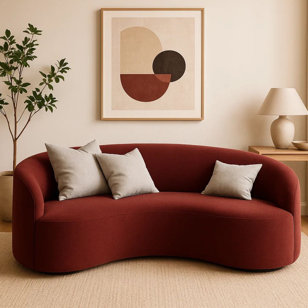 Organic Cotton Cushion – Harvest Beige | Luxury Throw Pillow for Modern Interiors