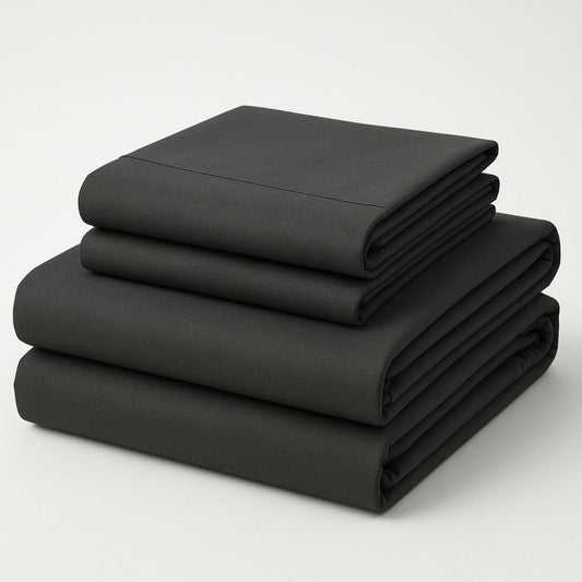 Luxury Organic Cotton Fitted Sheet – Urban Charcoal