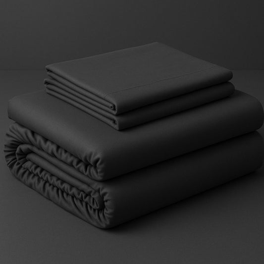 Urban Charcoal Organic Cotton Fitted Sheet