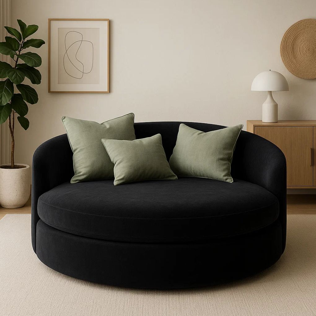 Organic Cotton Cushion – Harvest Beige | Luxury Throw Pillow for Modern Interiors