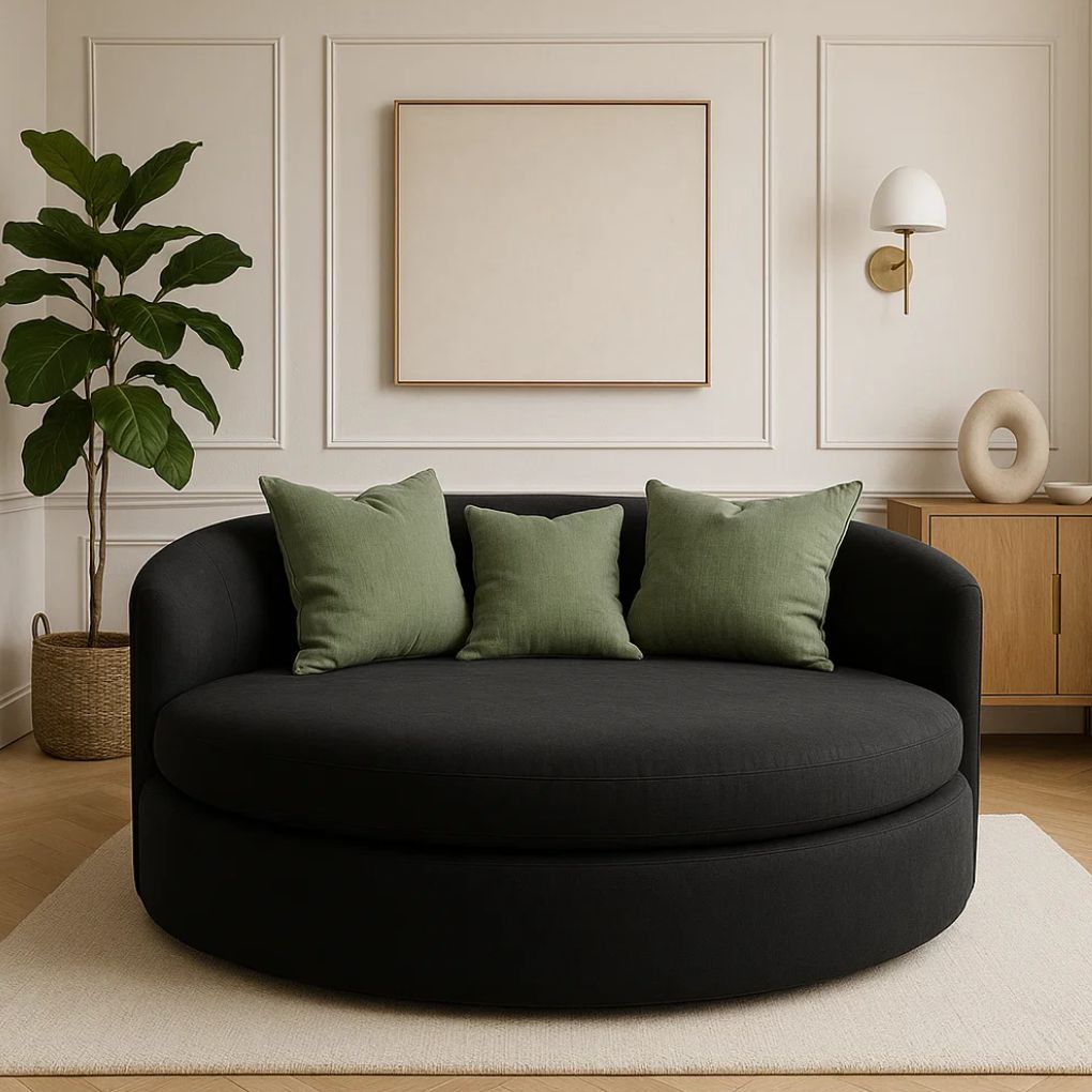 Organic Cotton Cushion – Harvest Beige | Luxury Throw Pillow for Modern Interiors