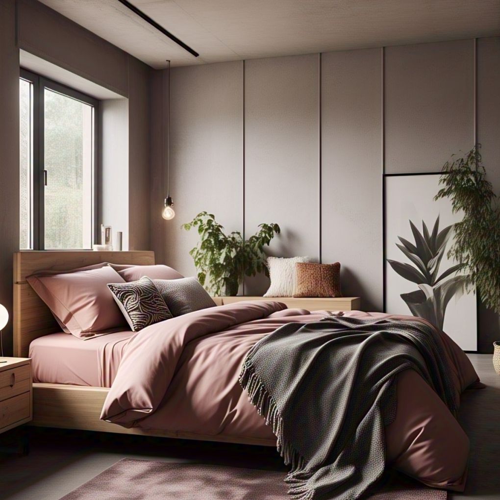 Dusty Rose organic quilt cover – Kottonk luxury pink bedding set