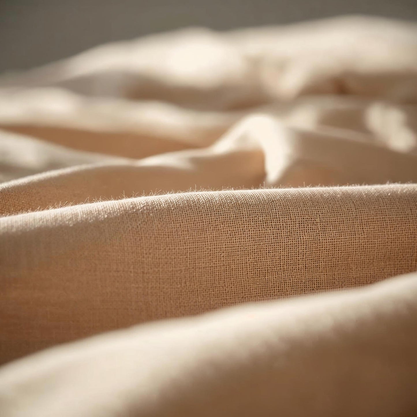 Kottonk Amber Sand 100% Linen Quilt Cover – Golden Beige Luxury Bedding Inspired by Australian Summers