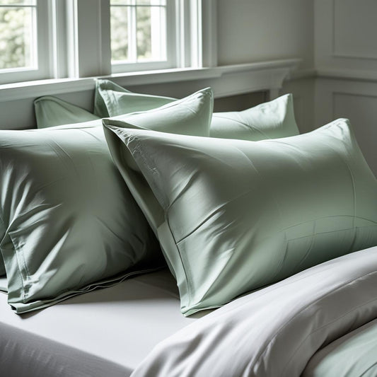 Botanic Sage Organic Cotton Pillowcases – Pair
