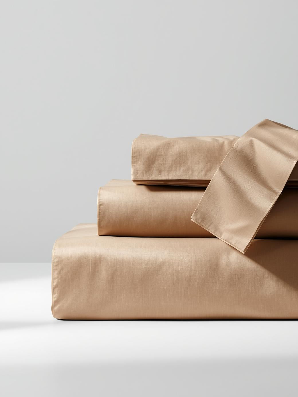 Beige Harvest 100% Organic Cotton Bedsheet Set – Queen | Fitted, Flat & Pillowcases | Luxury Bedding Australia – Kottonk®