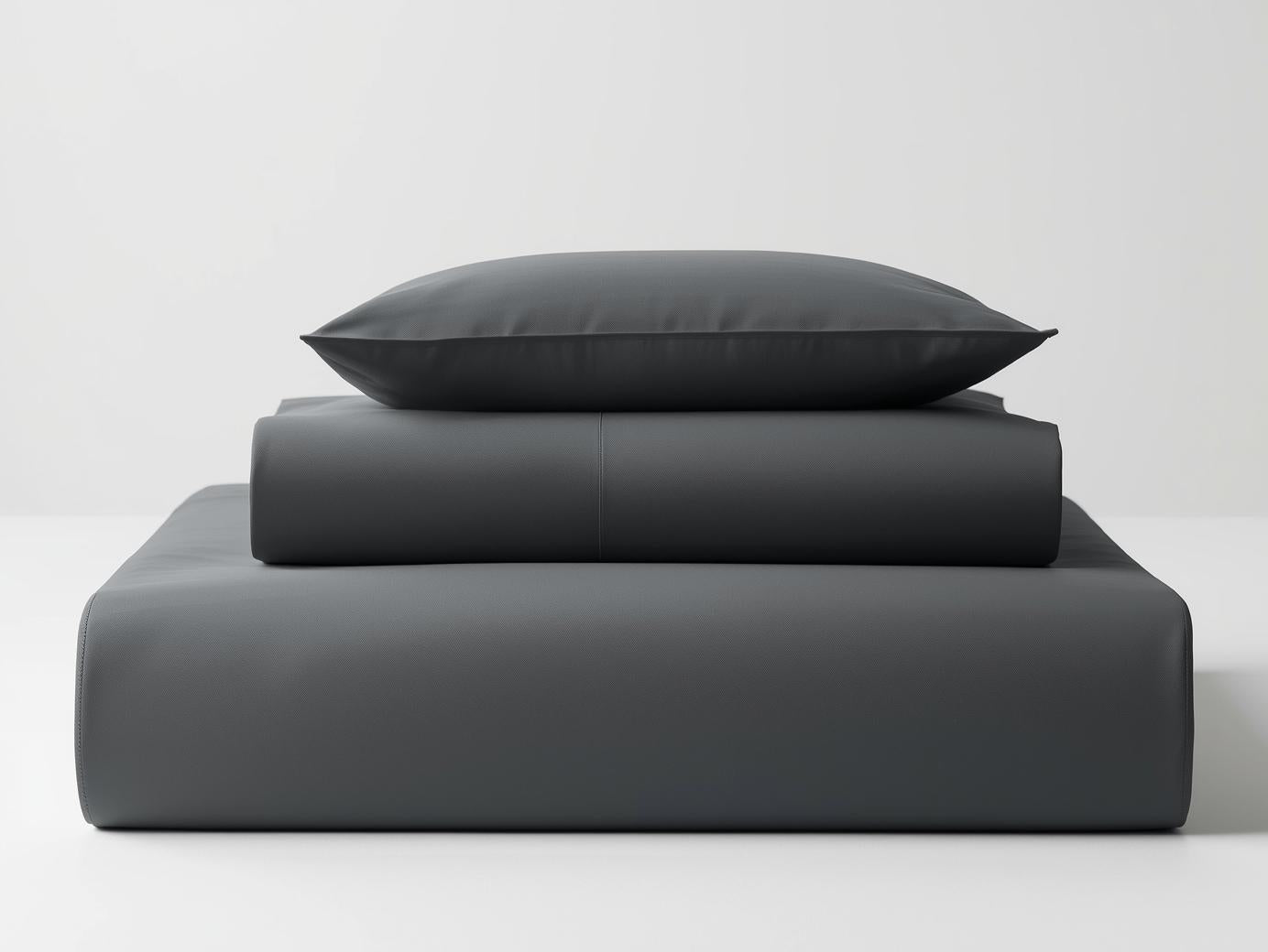 Luxury Organic Cotton Flat Sheet – Urban Charcoal