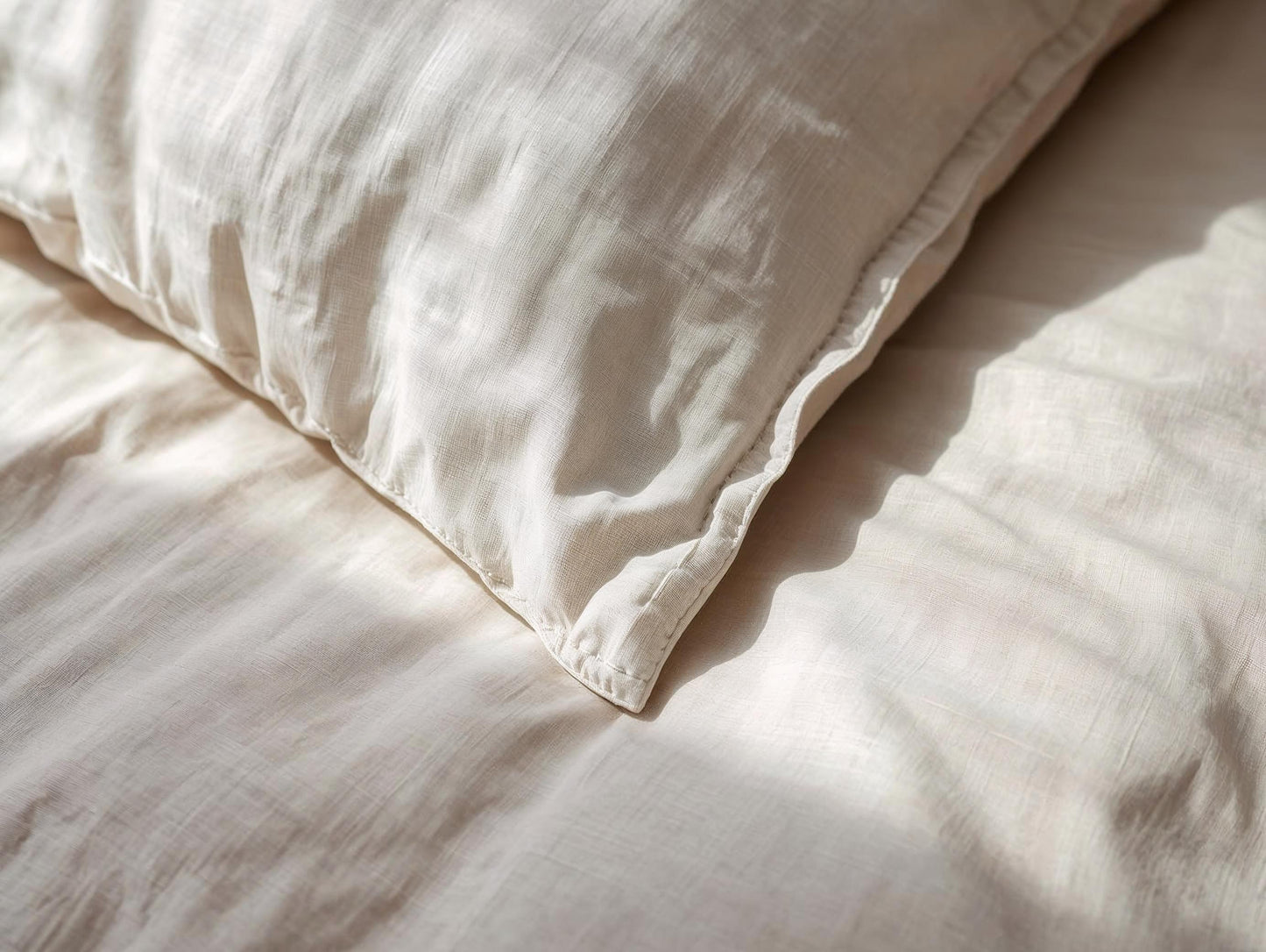 Driftwood Beige Linen Quilt Cover Set – 100% Pure Linen Bedding with Matching Pillowcases | Luxury Doona Cover Australia