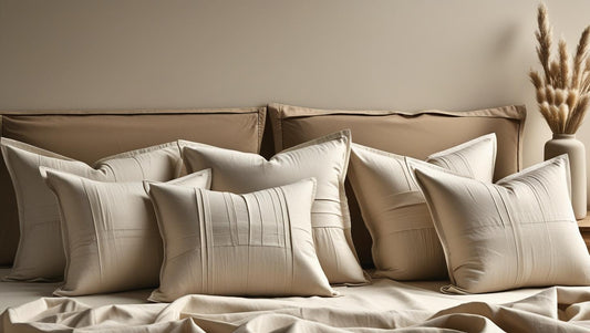 Beige Harvest 100% Organic Cotton Pillowcase Set – Pair | Luxury Bedding Australia – Kottonk®