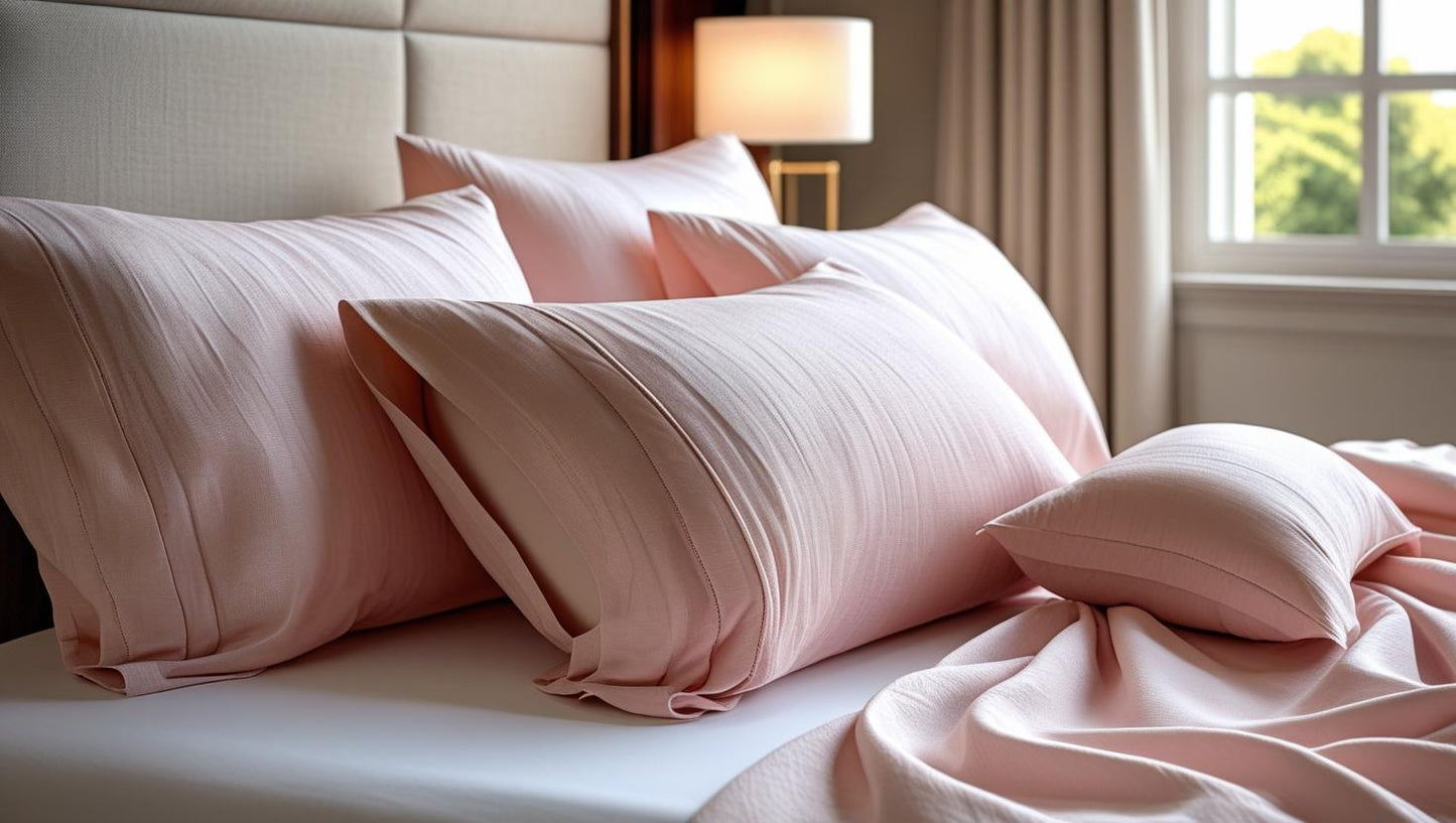 Blush Dusk 100% Organic Cotton Pillowcase Set – Pair | Luxury Bedding Australia – Kottonk®