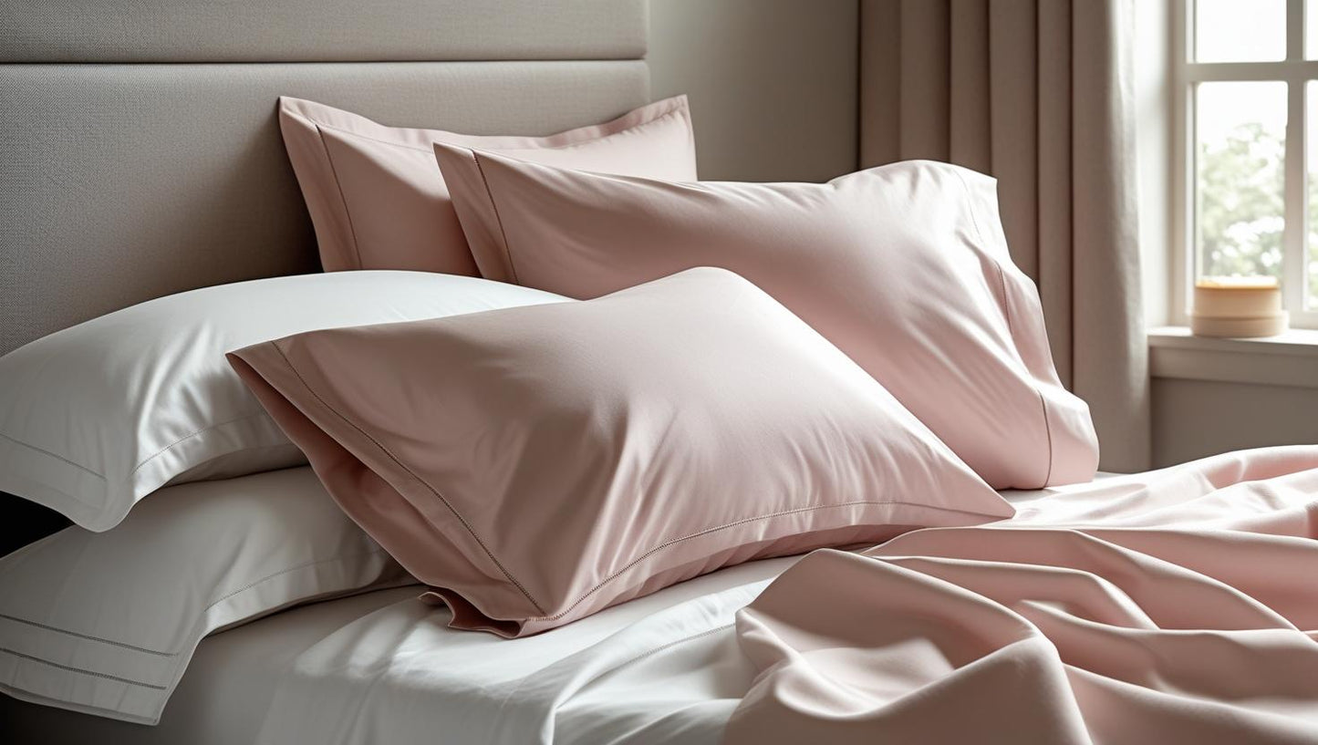 Blush Dusk 100% Organic Cotton Pillowcase Set – Pair | Luxury Bedding Australia – Kottonk®