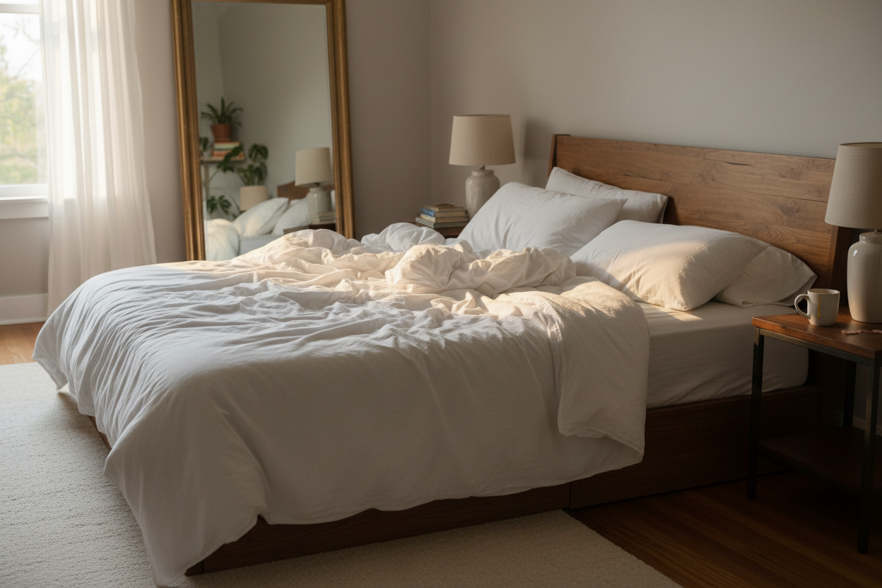 You’ve Been Sleeping On Less.  Upgrade to 100% Organic Cotton Comfort Tonight.