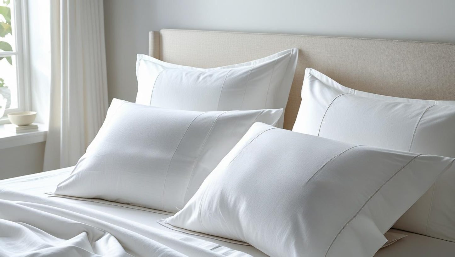 White Cloud 100% Organic Cotton Pillowcase Set – Pair | Luxury Bedding Australia – Kottonk®