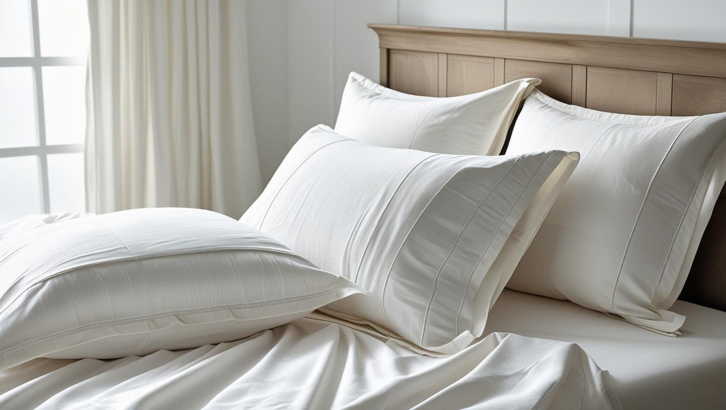 White Cloud 100% Organic Cotton Pillowcase Set – Pair | Luxury Bedding Australia – Kottonk®