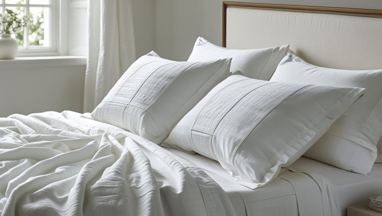 White Cloud 100% Organic Cotton Pillowcase Set – Pair | Luxury Bedding Australia – Kottonk®
