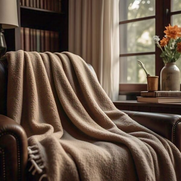 Throw Blankets Harvest Beige - Image 5