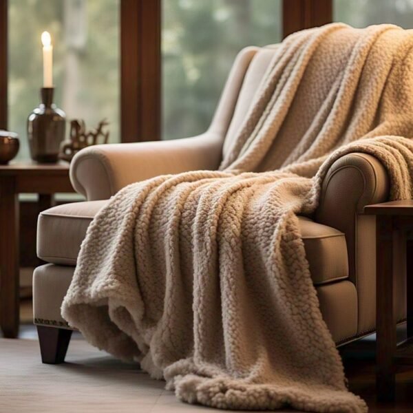 Throw Blankets Harvest Beige - Image 4