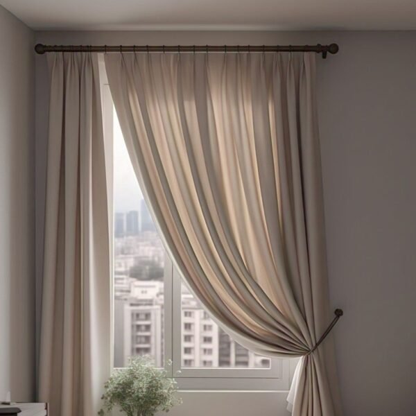 Blackout Curtains Beige - Image 2