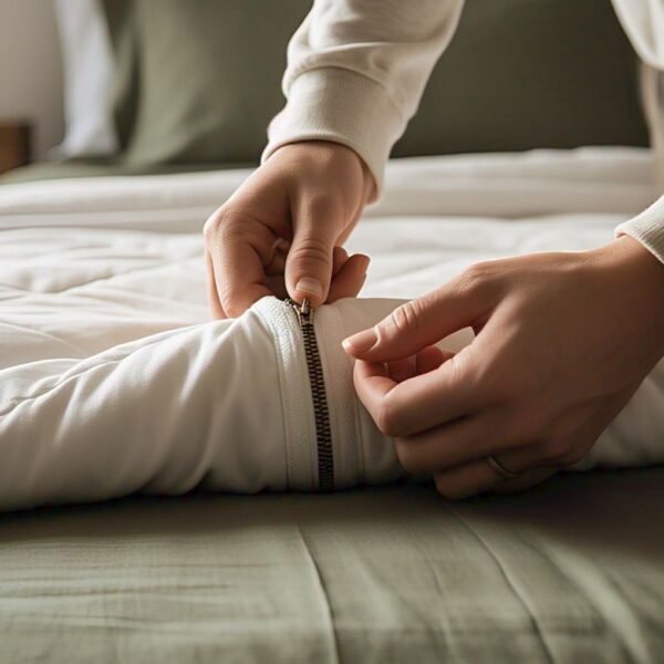Doona Cover Set –Olive Mist - Image 3